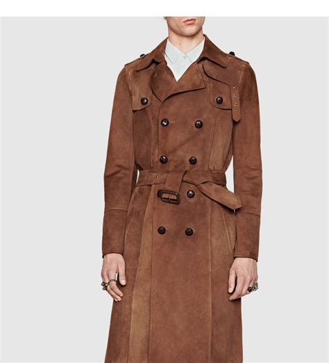 gucci raincoat mens|gucci trench coats.